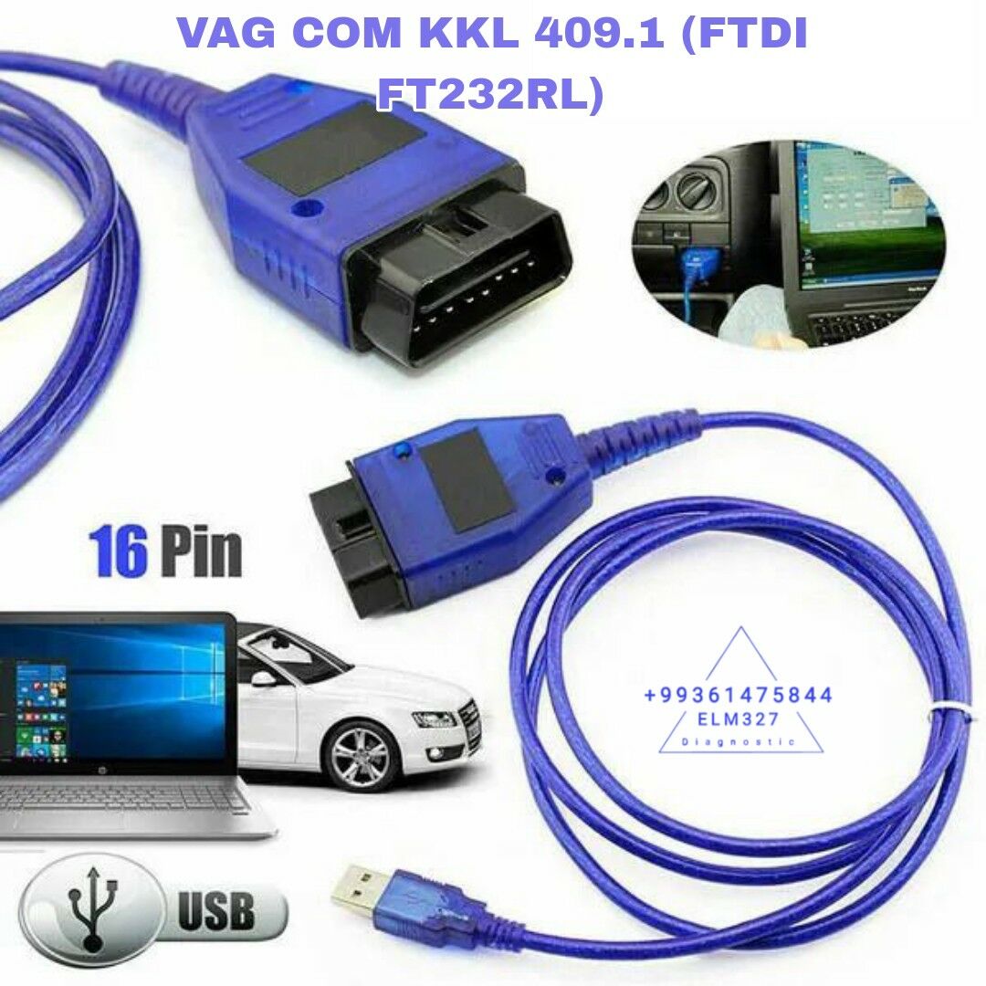 VAG COM KKL 409.1 diagnostika 450 TMT - Ашхабад - img 3