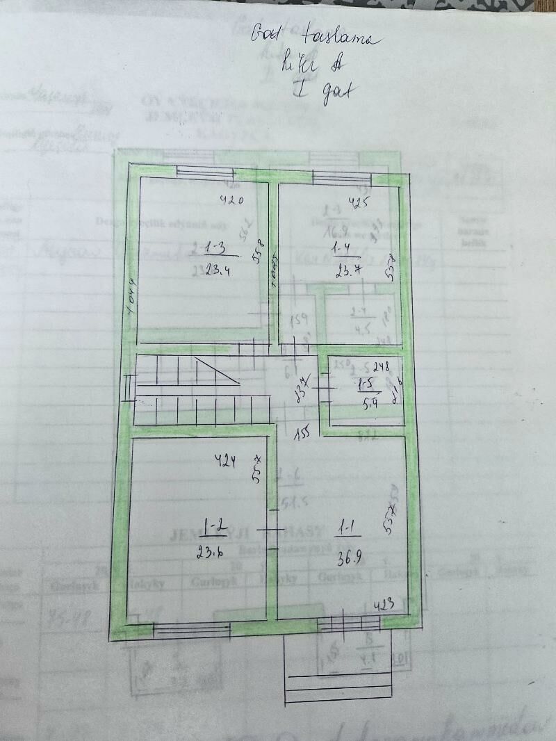 Çoganly 9sotok 220m2 katej jay - Aşgabat - img 4