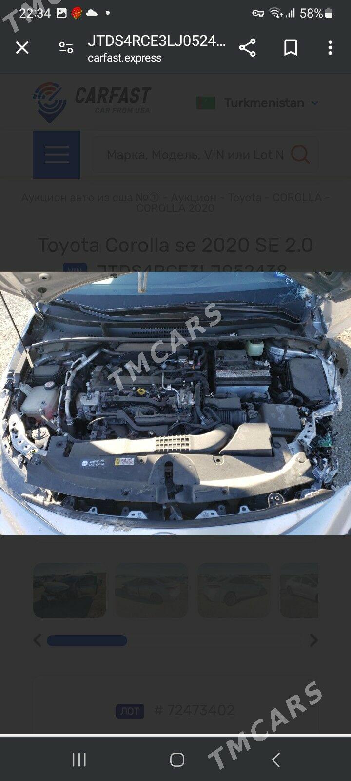 Toyota Corolla 2020 - 220 000 TMT - Ашхабад - img 4