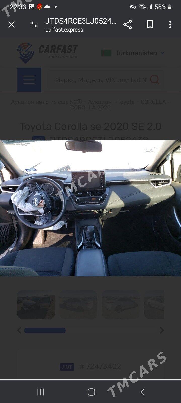 Toyota Corolla 2020 - 220 000 TMT - Ашхабад - img 5