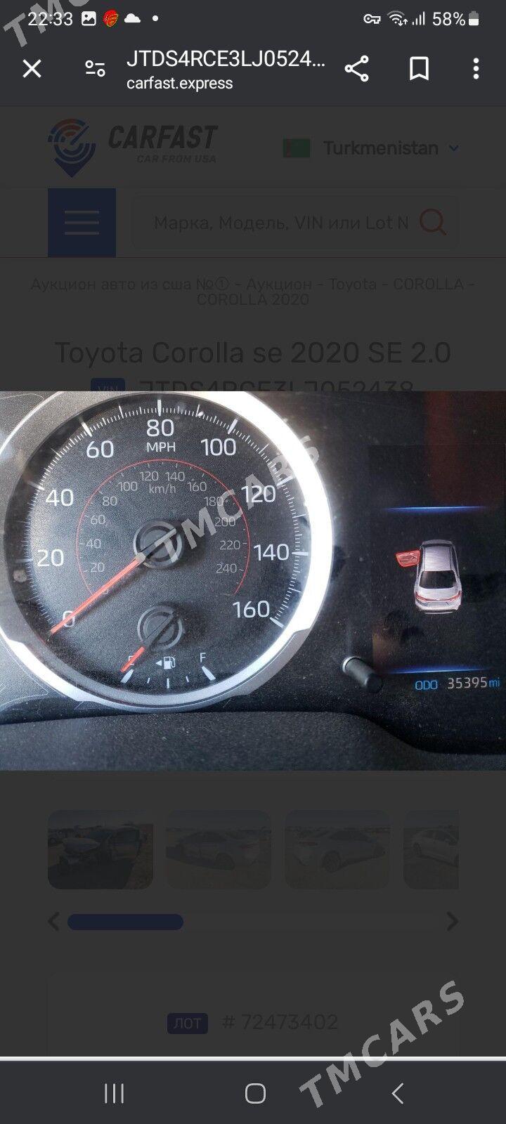 Toyota Corolla 2020 - 220 000 TMT - Ашхабад - img 6