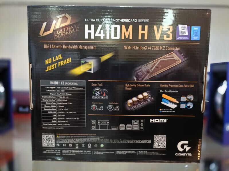 GIGABYTE H410 MOTHERBOARD - Ашхабад - img 2