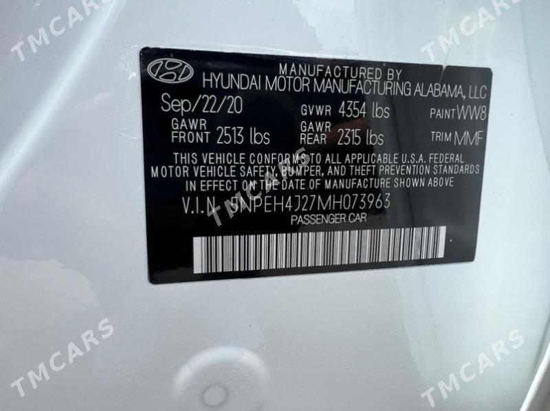 Hyundai Sonata 2021 - 335 000 TMT - Ашхабад - img 8