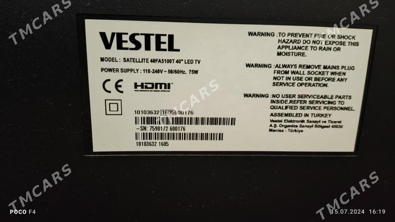 lcd телевизор vestel 40 - Ашхабад - img 3