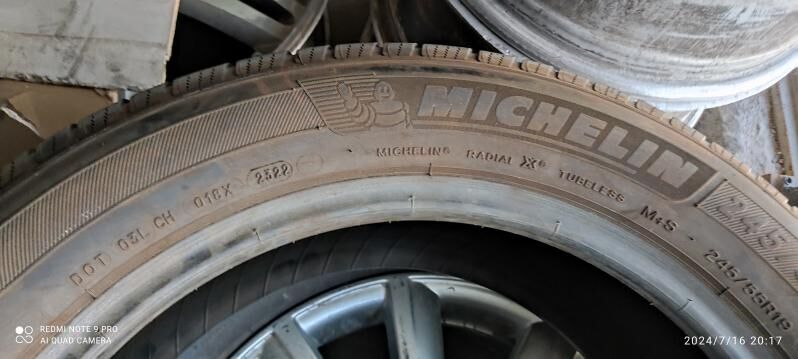 245/55/19 Michelin pakryska 550 TMT - 11 мкр - img 4