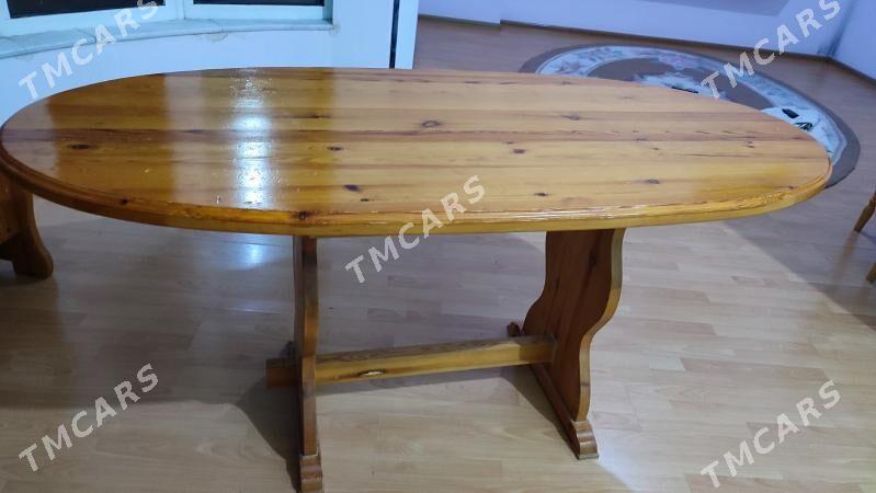 стол обеденный деревянный - Ашхабад - img 4