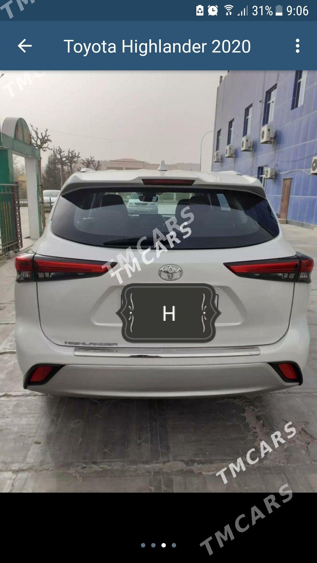 Toyota Highlander 2020 - 480 000 TMT - Aşgabat - img 3