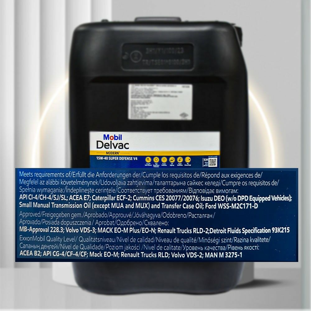 Mobil Delvac MX Super defense 15W-40 - 20L 1 TMT - Aşgabat - img 2