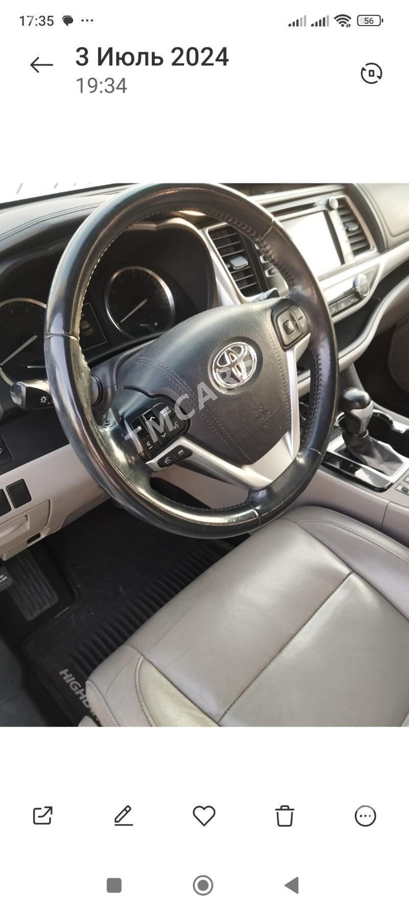 Toyota Highlander 2016 - 430 000 TMT - Тязе заман - img 4