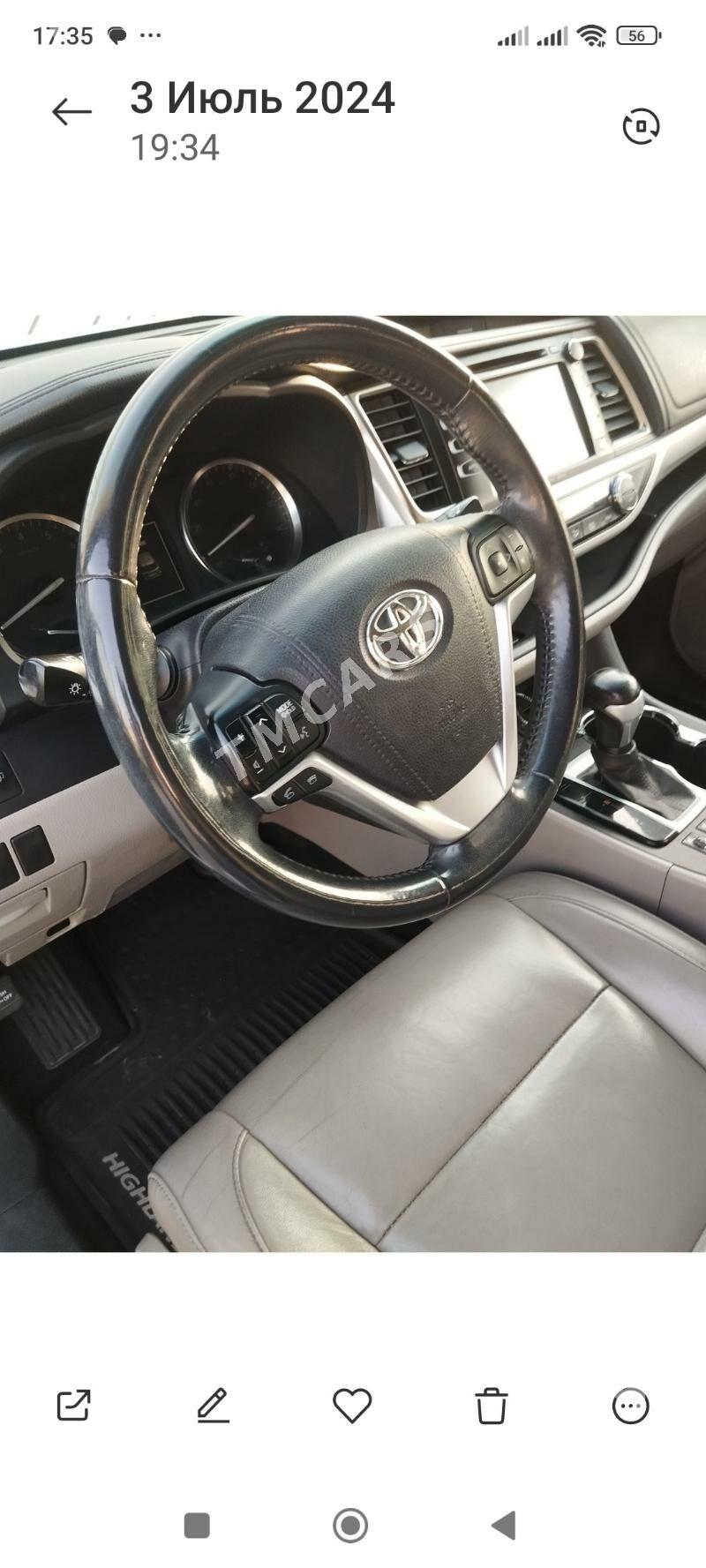 Toyota Highlander 2016 - 430 000 TMT - Тязе заман - img 9