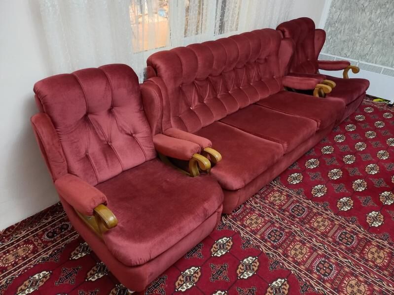 тройка диван с креслами - Daşoguz - img 4