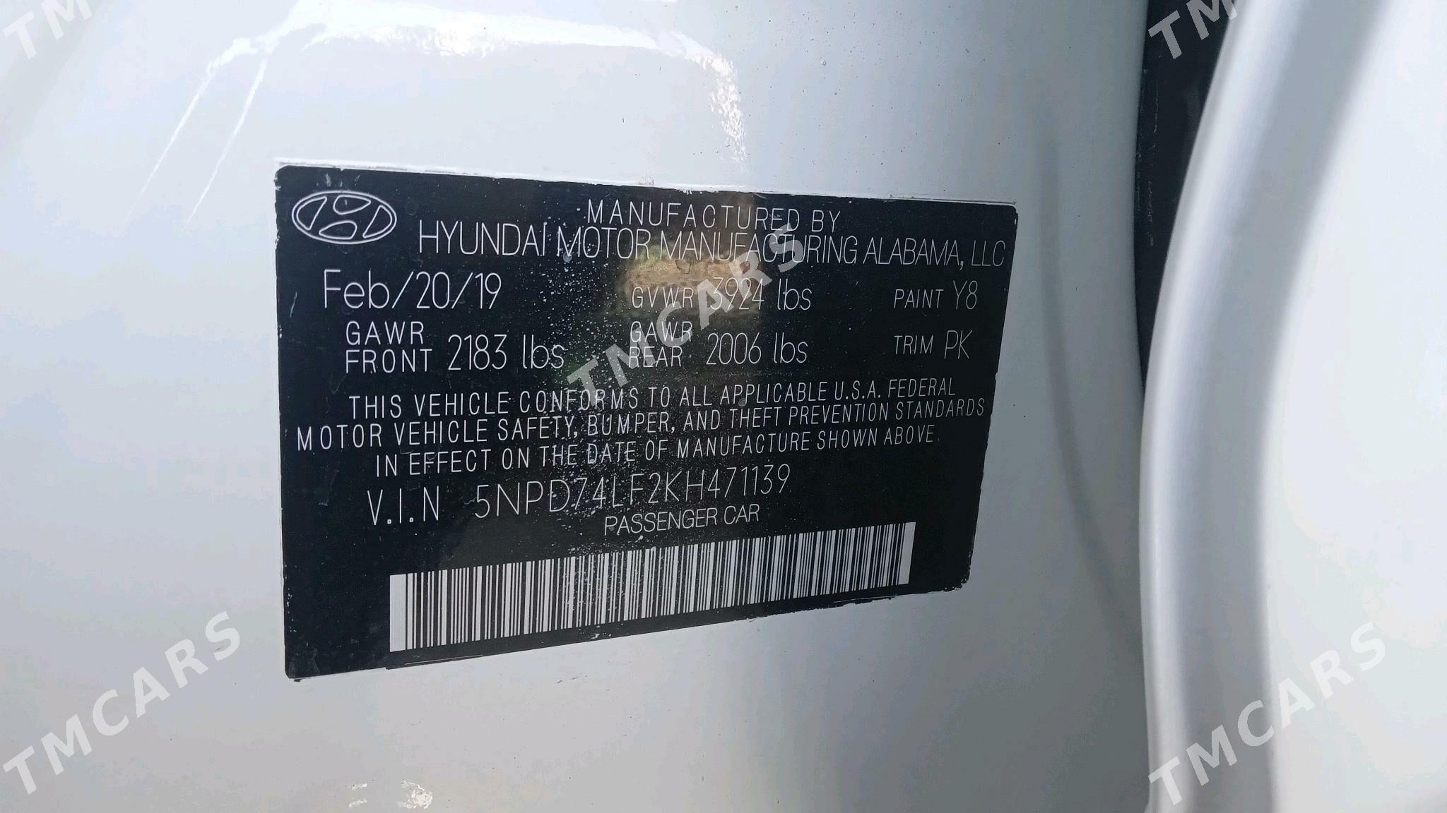 Hyundai Elantra 2019 - 175 000 TMT - Aşgabat - img 3