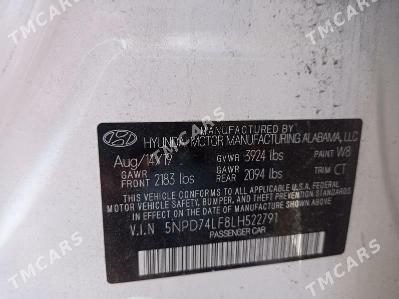 Hyundai Elantra 2019 - 211 000 TMT - Aşgabat - img 3