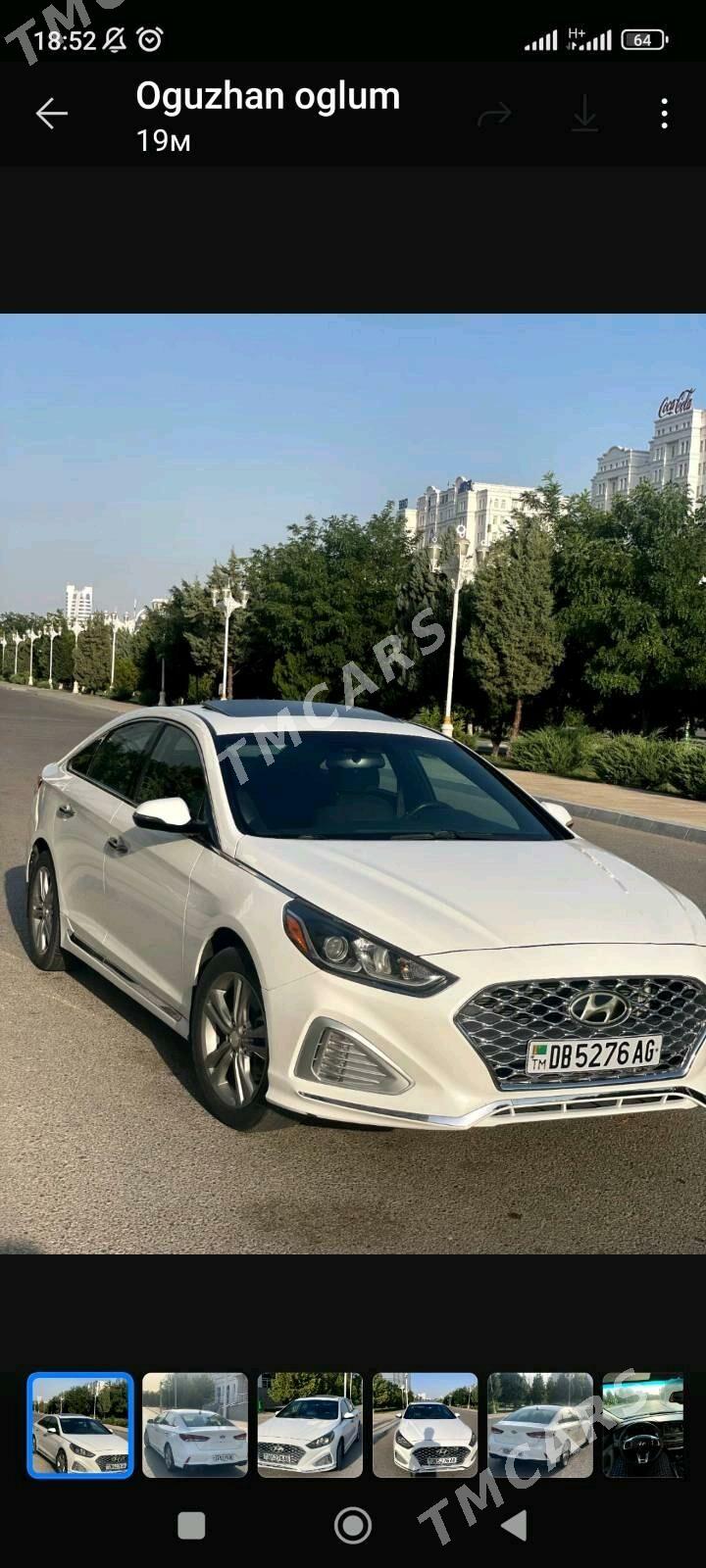 Hyundai Sonata 2018 - 230 000 TMT - ул. Московская (10 йыл абаданчылык ш.) - img 2