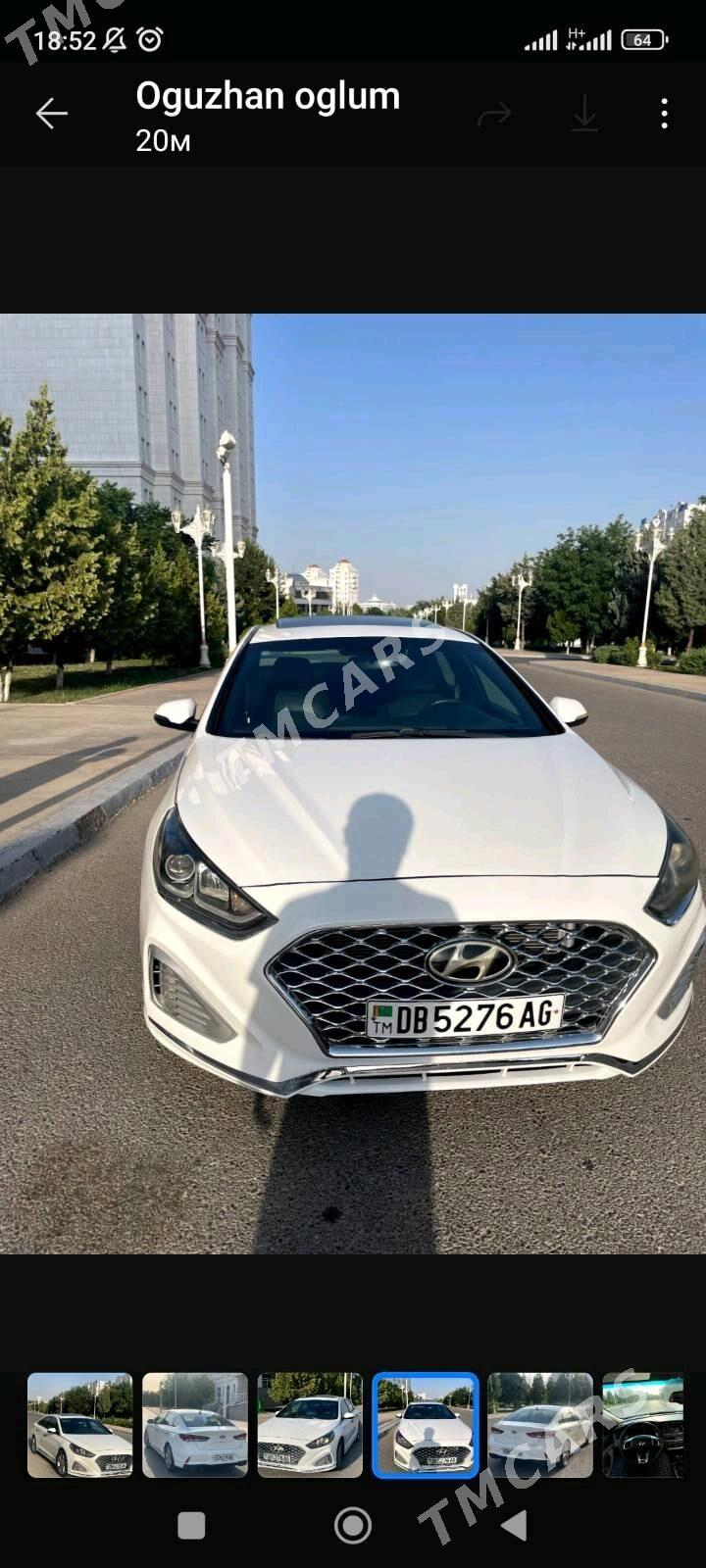 Hyundai Sonata 2018 - 230 000 TMT - ул. Московская (10 йыл абаданчылык ш.) - img 5