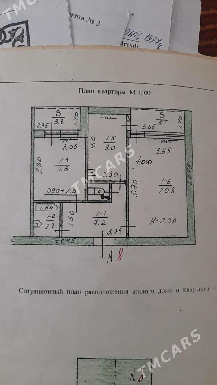 1-этаж2-комн 62м² - Ашхабад - img 10