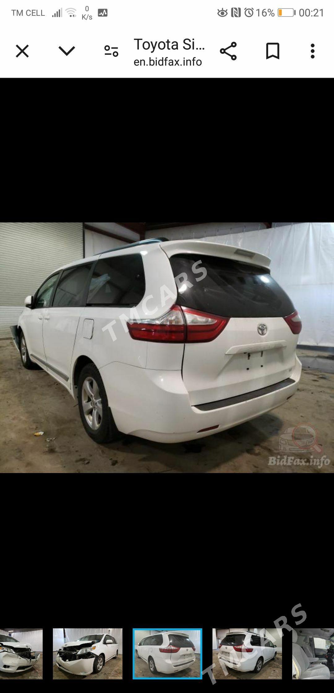 Toyota Sienna 2017 - 325 000 TMT - Мары - img 7