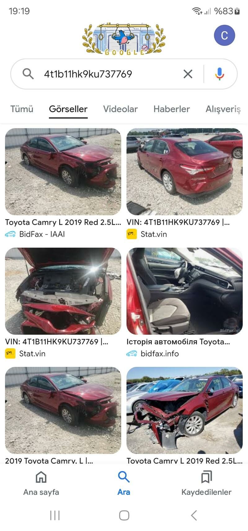 Toyota Camry 2019 - 250 000 TMT - Baýramaly - img 10