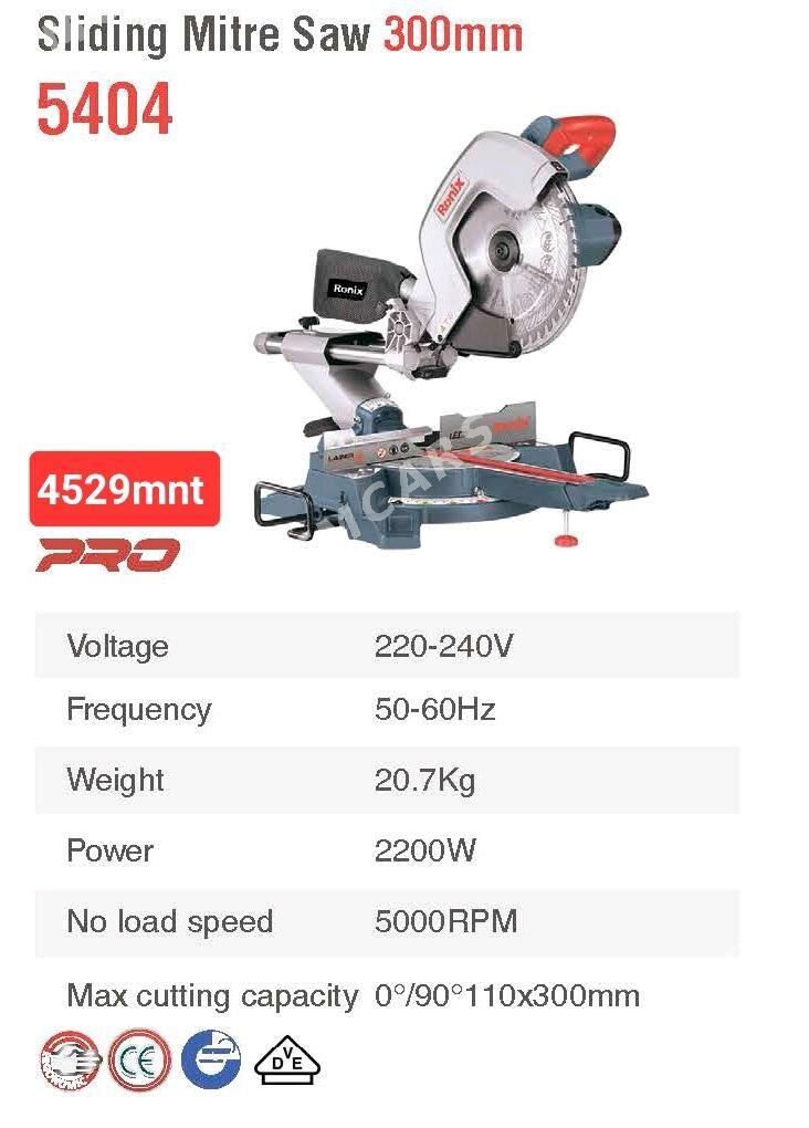 RONIX BAŞKESME/Торцовочная пил - Ашхабад - img 9