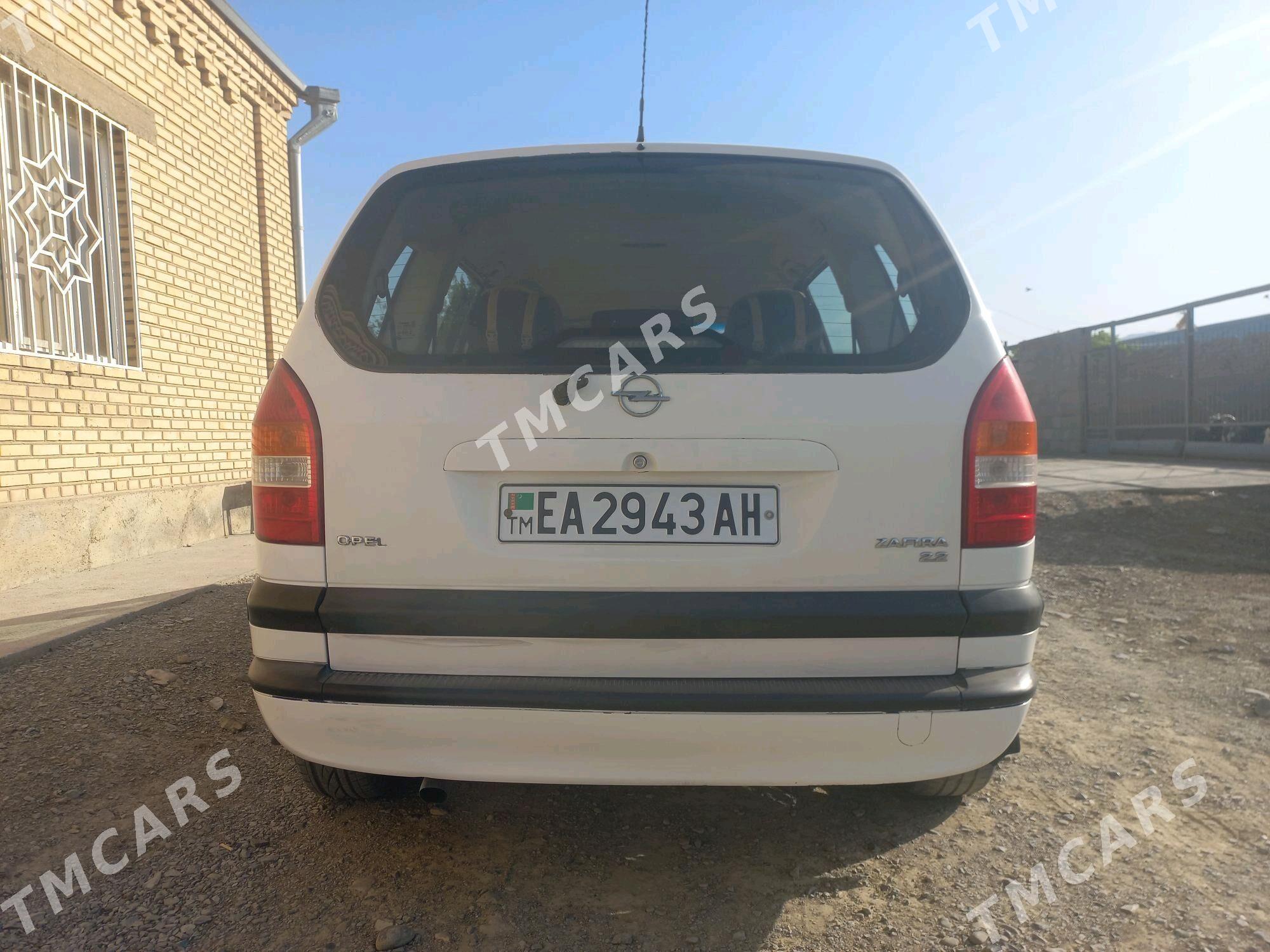 Opel Zafira 2002 - 65 000 TMT - Бахарден - img 4