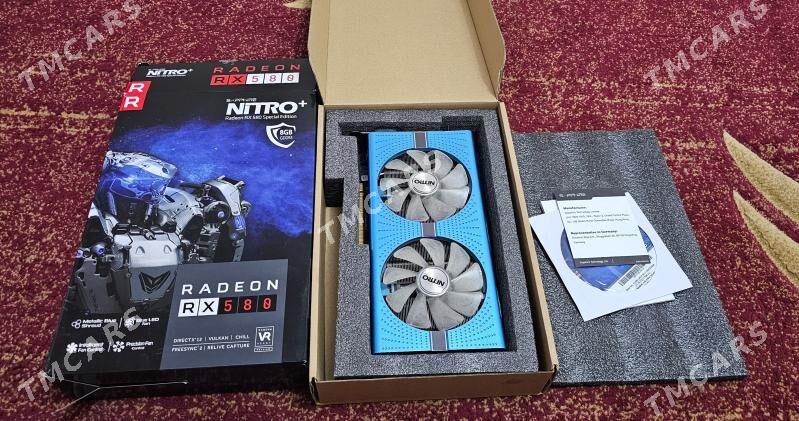 RX580 Sapphire Nitro+ SE 8gb - Ашхабад - img 3