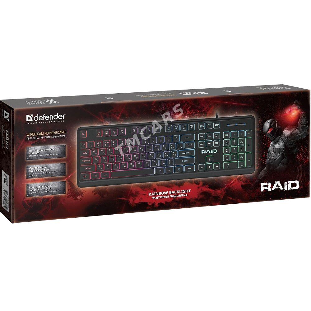 Проводная игровая клавиатура Defender Raid GK-778D - Ашхабад - img 5