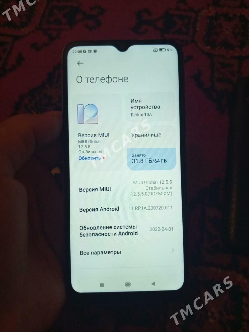 redmi 10a 4/64gb - Ашхабад - img 3