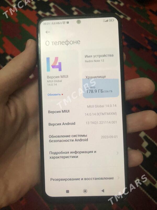 Redmi note 12 256GB - Туркменабат - img 5