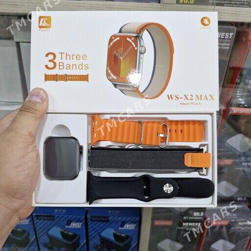 WS-X2 MAX Smart watch 3remenli - Aşgabat - img 2