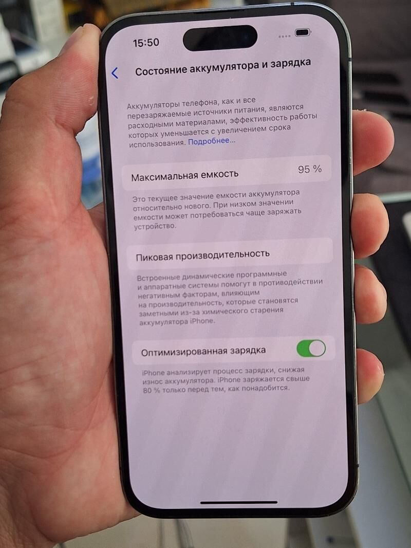 iphone 14pro 95% 128gb 2sim - Ашхабад - img 6