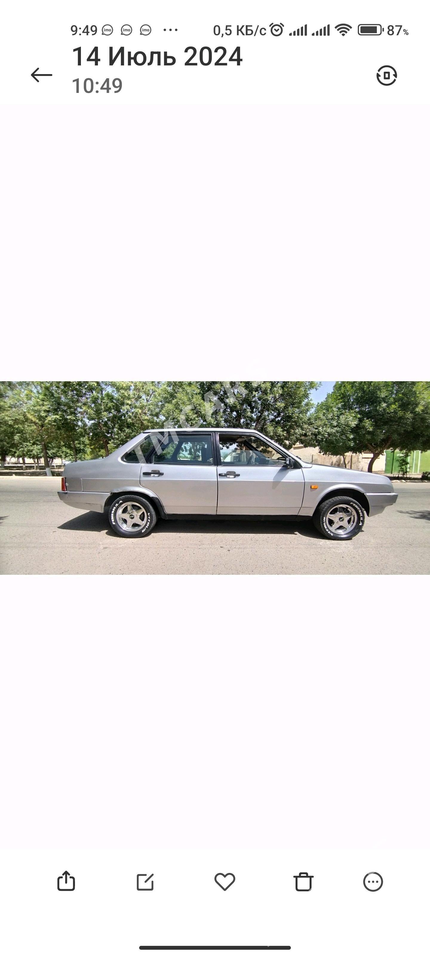 Lada 21099 2004 - 30 000 TMT - Теджен - img 3