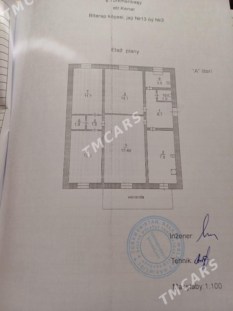 квартира 4х комнатная - Туркменбаши - img 9