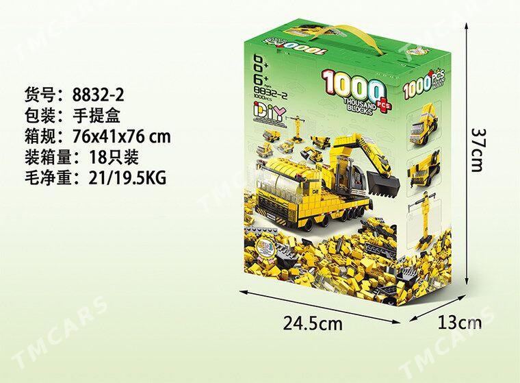 lego kanstruktor düzme 1000şt - Ашхабад - img 10