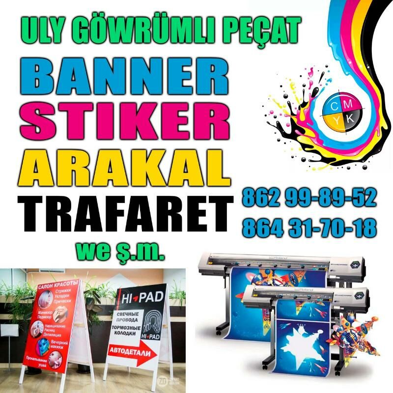 PAKET REKLAMA WIZITKA PLAKAT - Aşgabat - img 5