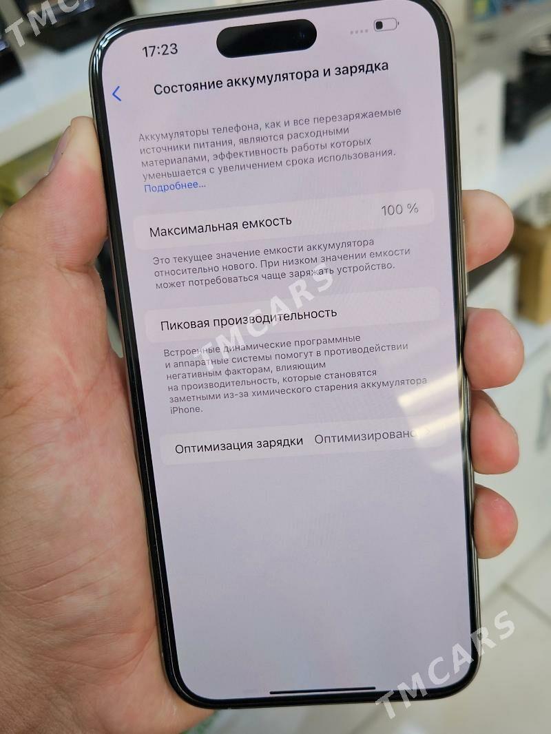 iphone 15pro max 100% 256gb - Ашхабад - img 5