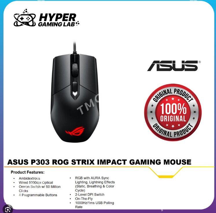 Мышь/Mouse ASUS ROG P303 STRIX - Aşgabat - img 2