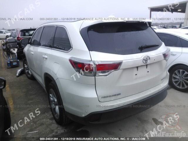 Toyota Highlander 2016 - 420 000 TMT - Ашхабад - img 8