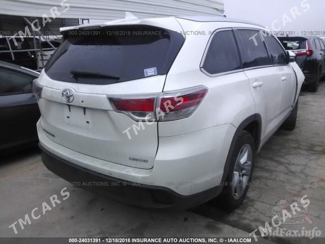 Toyota Highlander 2016 - 420 000 TMT - Ашхабад - img 9