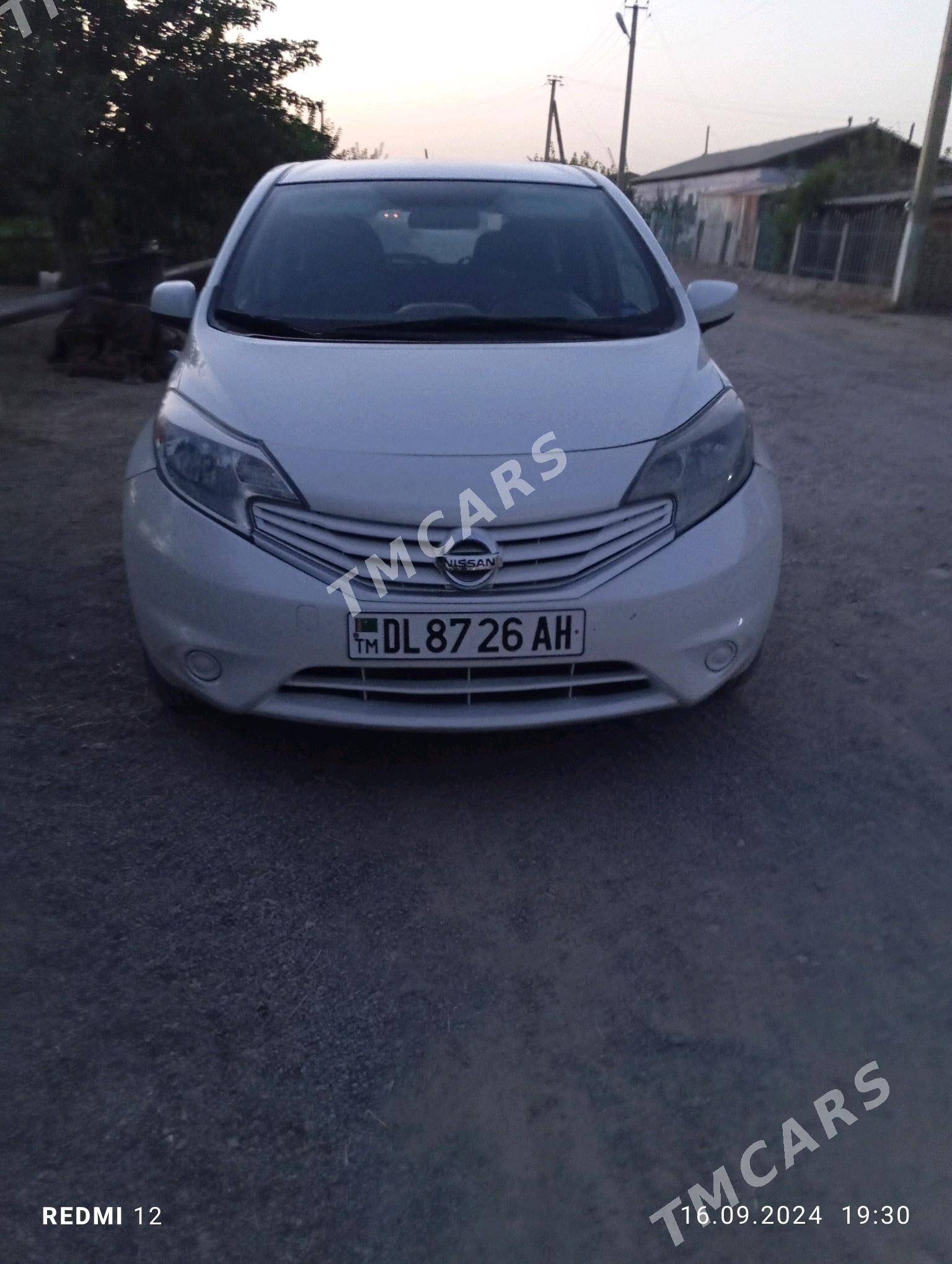 Nissan Versa Note 2014 - 104 000 TMT - Ak bugdaý etraby - img 2