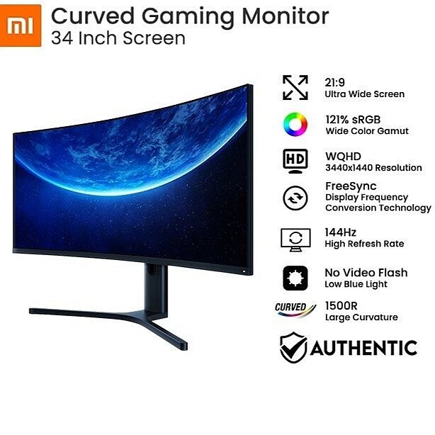 GAMING XIAOMI 34" 4K 144Hz - Мир 7 - img 2