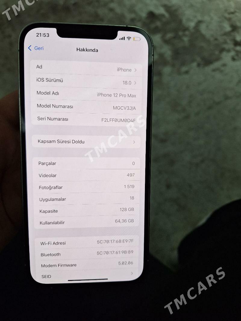 iphone 12pro max - Ашхабад - img 2