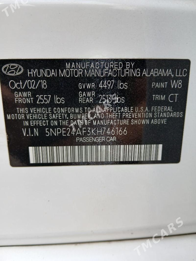 Hyundai Sonata 2018 - 168 000 TMT - Aşgabat - img 8