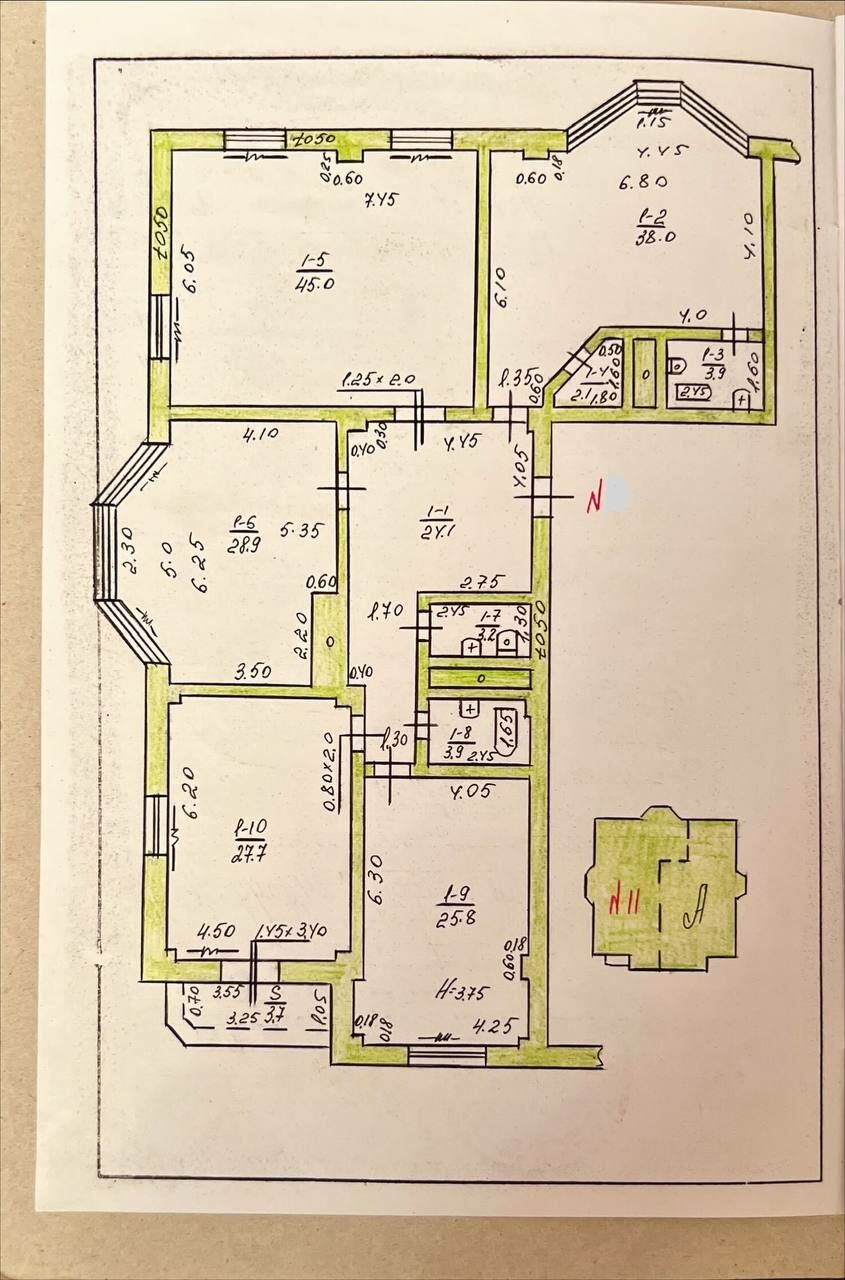 4 komnat 7 etaj elitka 210м² - Sowetskiý köç. (Garaşsyzlyk şaýoly) - img 10