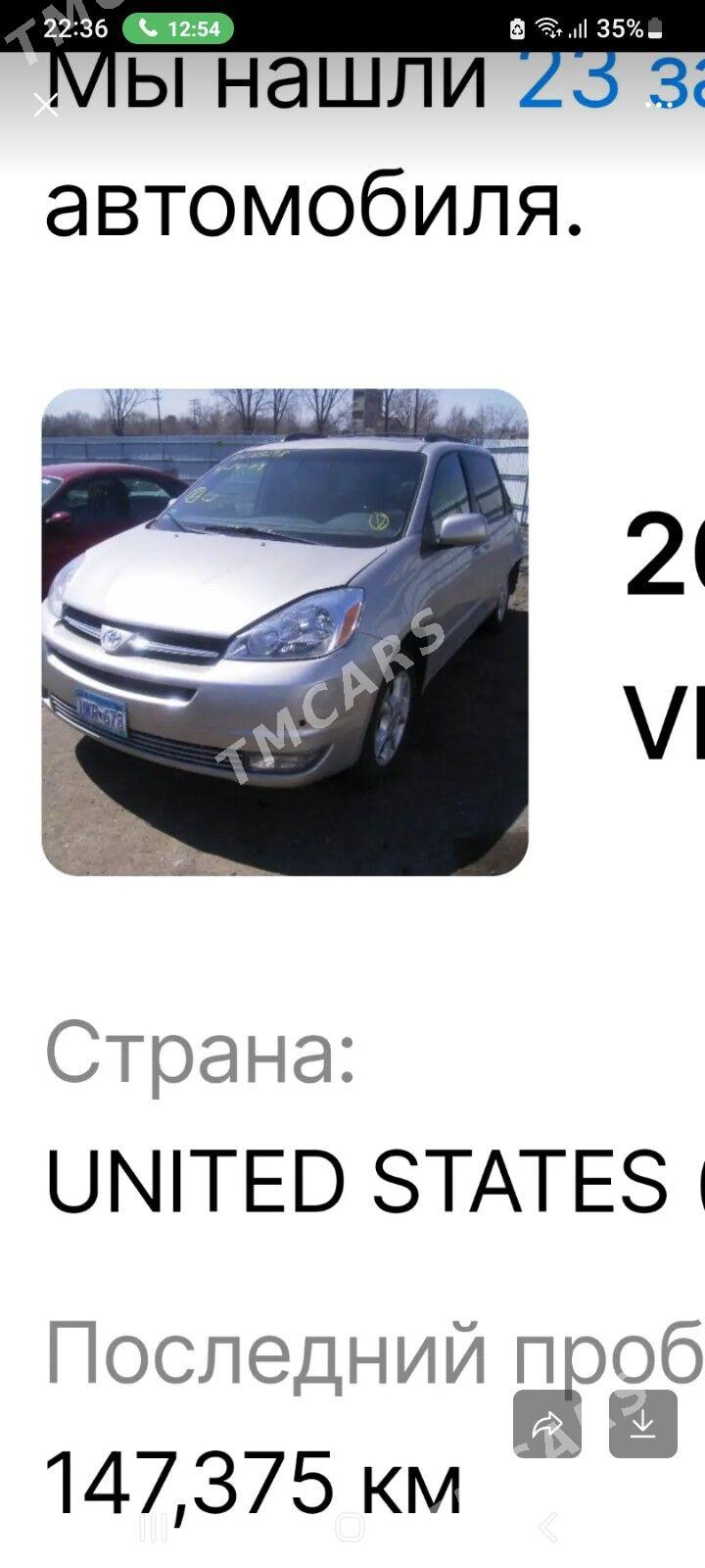 Toyota Sienna 2004 - 215 000 TMT - Дашогуз - img 6