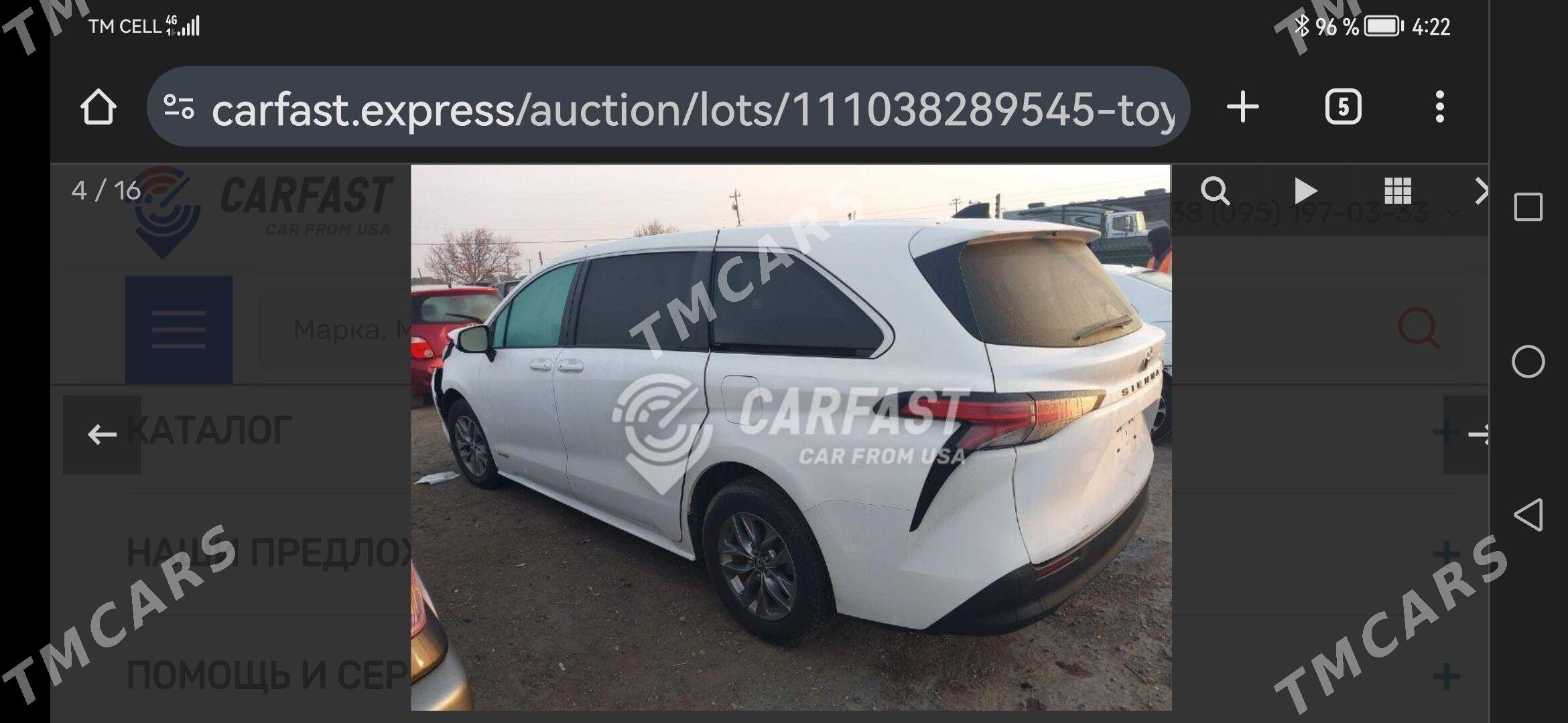 Toyota Sienna 2021 - 500 000 TMT - Aşgabat - img 10