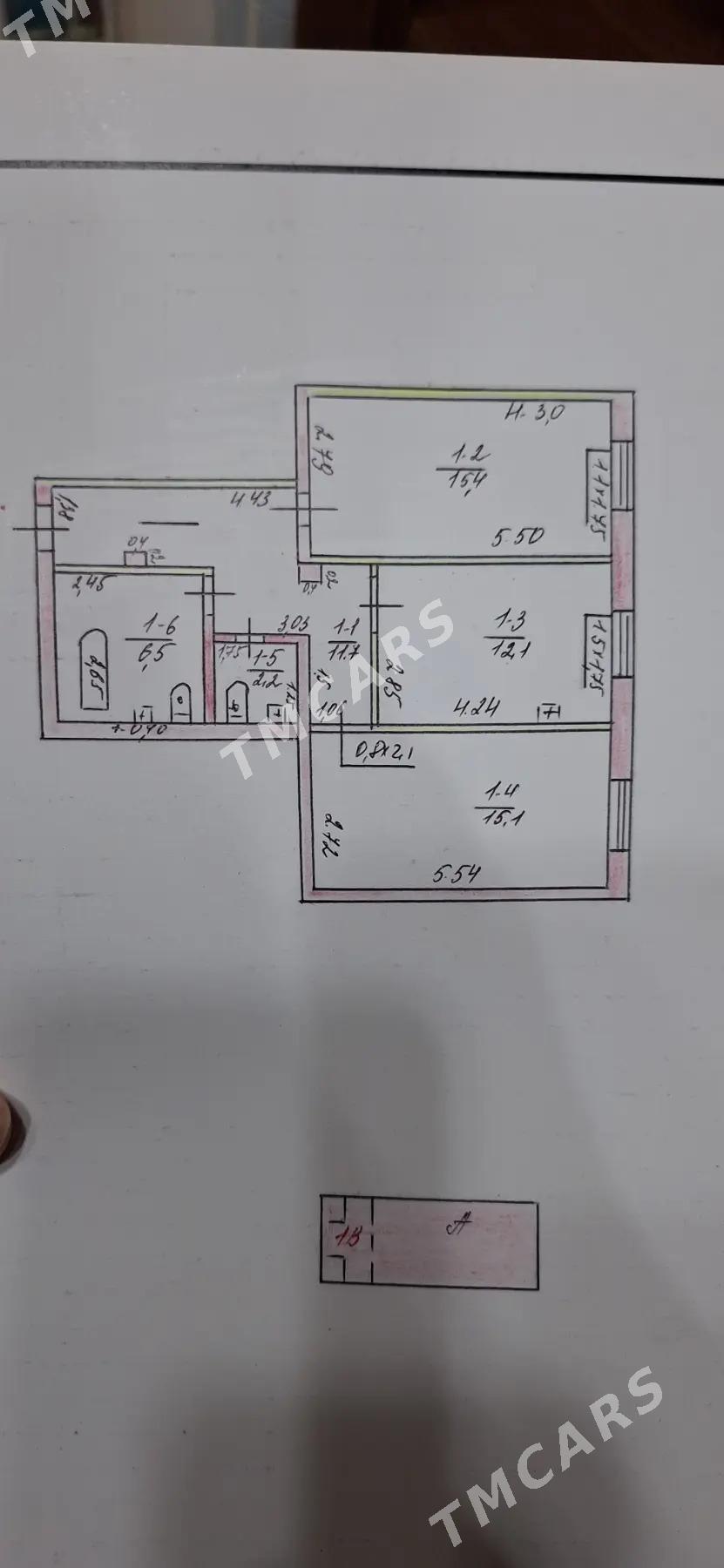 2 mkr 2 komnat 1 etaž - 2 мкр - img 7