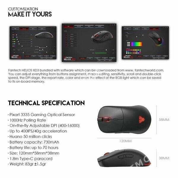 БЕСПРОВОДНАЯ МЫШЬ HELIOS XD3 - Ашхабад - img 7