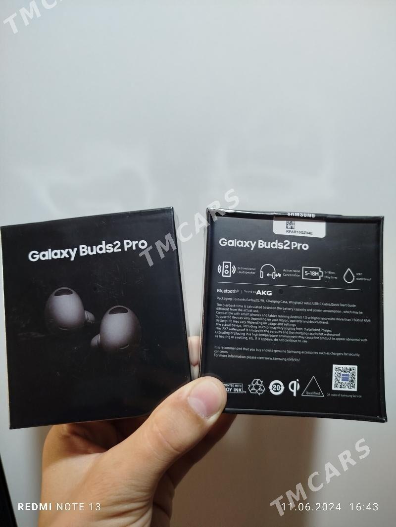 Galaxy buds 2 pro Наушники - Türkmenabat - img 2