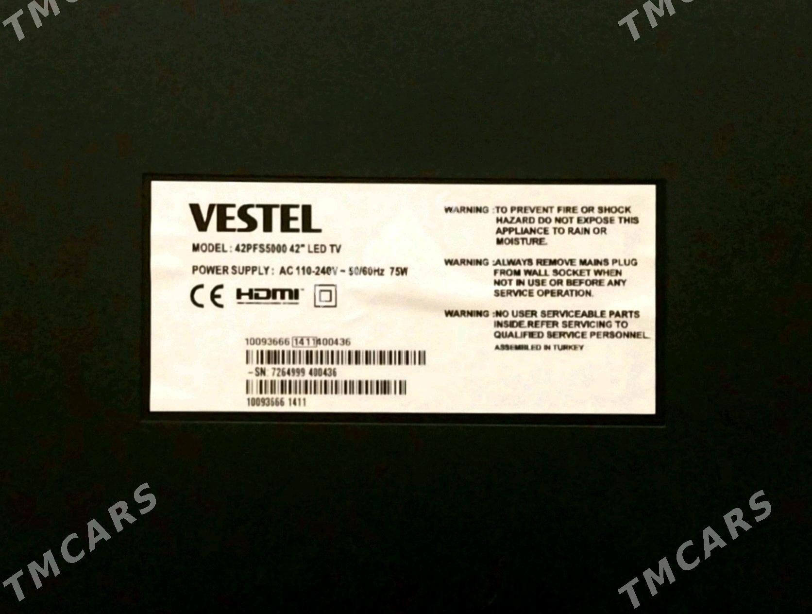 Telewizor Vestel 42-lik - Aşgabat - img 6