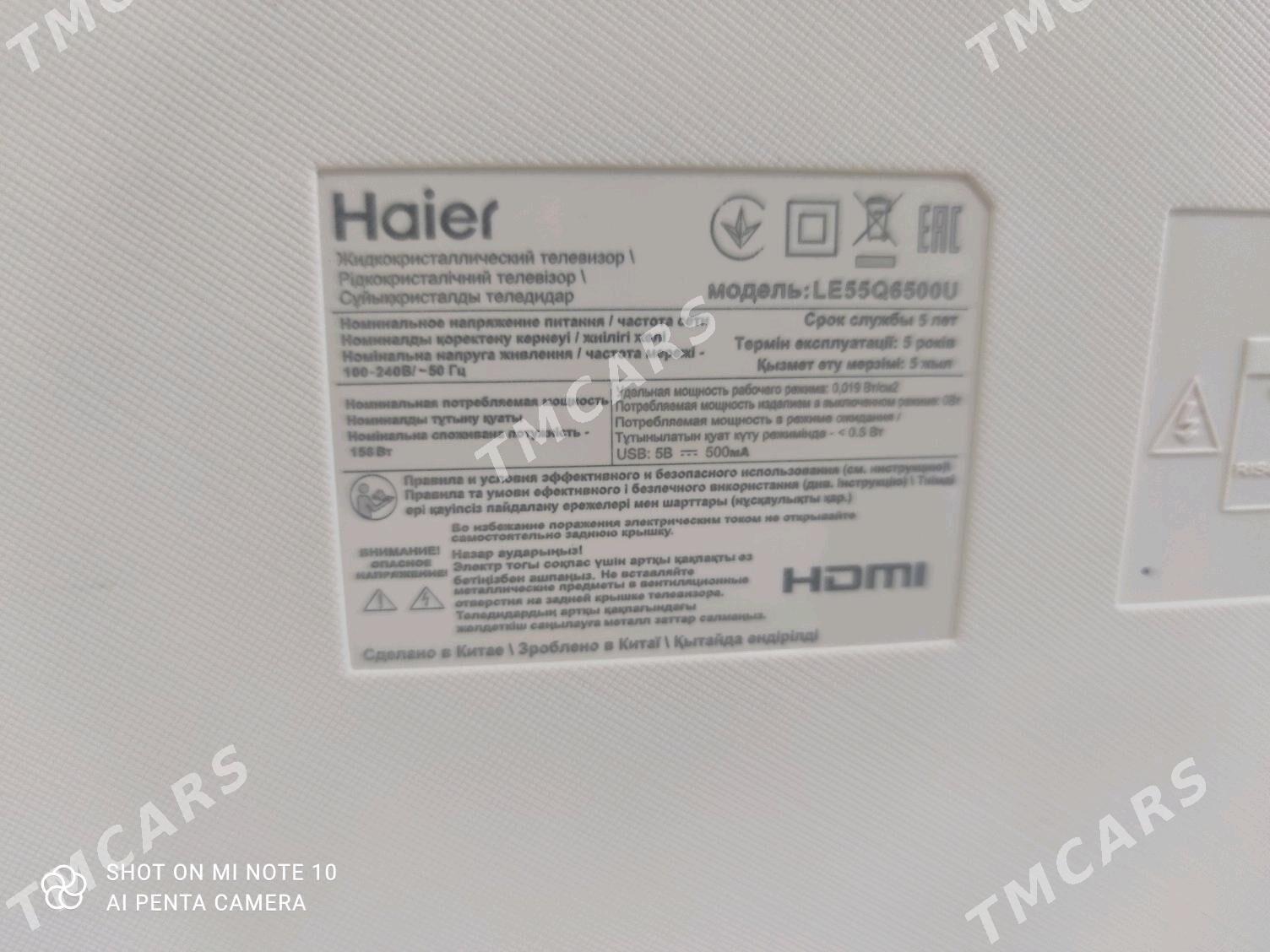 Запчастлык телевизор HAIER 55 - Türkmenabat - img 3